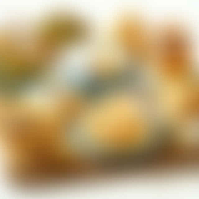 cheese board with small bowls of olives and honey
