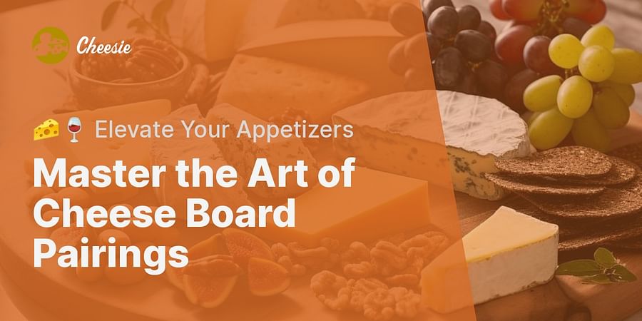 Master the Art of Cheese Board Pairings - π§π· Elevate Your Appetizers