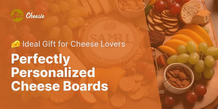 Perfectly Personalized Cheese Boards - ๐ง Ideal Gift for Cheese Lovers