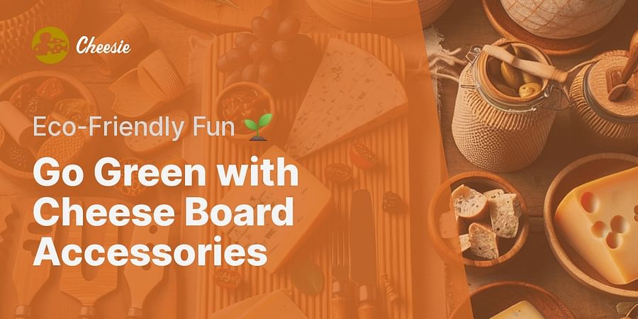 Go Green with Cheese Board Accessories - Eco-Friendly Fun 🌱
